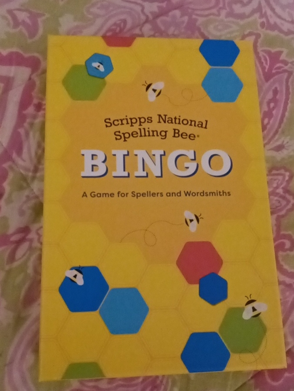 Scripps National Spelling Bee Bingo - Yellow
